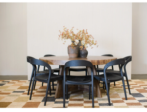 Table à manger en bois massif de qualité supérieure, mobilier contemporain pour la maison, table de salle à manger moderne pour restaurant, hôtel, villa et appartement - Product Image 6