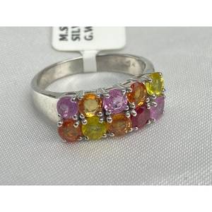 Nuevo Anillo de Lujo MALTI SHAPHIRE Más Vendido, Plata de Ley 925, Regalo para Fiestas, Bodas, Compromisos, Ceremonias Religiosas y Eventos - Product Image 4