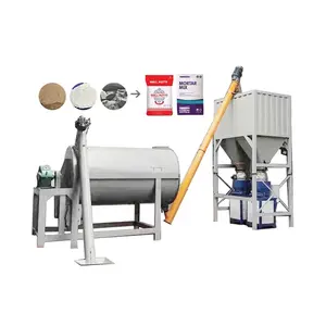 Large capacity cement and sand mixed bagging machine Dry mortar packaging machine tile glue mixer Philippines