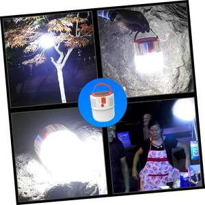 Lámpara Solar LED para Camping, Bombilla Recargable por USB, Lámpara para Tienda de Campaña, Barbacoa, Senderismo, Luces de Emergencia Portátiles 80 - Product Image 6