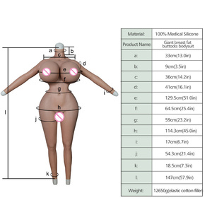 URCHOICE-pechos artificiales <span class=keywords><strong>gigantes</strong></span> para hombre y mujer, potenciador de glúteos, coño falso, de silicona, Copa X, para travesti, drag queen - Product Image 3