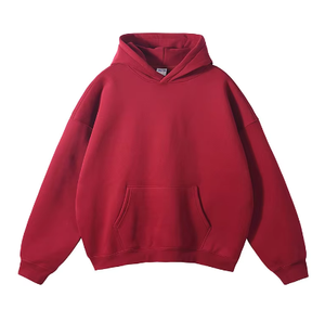 ดรอปชิปเสื้อฮู้ดขนแกะหนาโอเวอร์ไซส์เปิดไหล่แบบเรียบหรู - Product Image 3