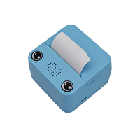 Mini imprimante thermique portable 58 mm pour voix, photos, textes, images, notes et documents, noir et blanc