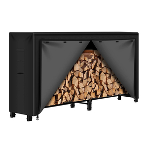 Factory Direct Sale Weatherproof Outdoor Firewood Holder Log Rack Cover