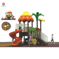 Jouets de terrain de jeu pour enfants, aire de jeux extérieure, équipement de divertissement, toboggans en plastique pour parc