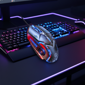 Ratón con Sensor Optoelectrónico con Cable G5, Silencioso, Seis Teclas Luminosas, para Juegos, Deportes Electrónicos, para Computadora Portátil y de Escritorio - Product Image 5