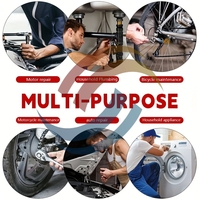 Kit de réparation automobile professionnel OEM de 46 pièces ensemble d'outils à main de quincaillerie domestique en acier avec clés à douilles étui rigide 1 jeu
