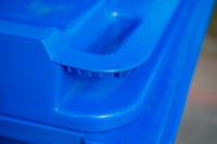 Poubelle en plastique Preface HDPE avec pédale, surface lisse et couvercle, pour cuisine, bureau, salle de bain