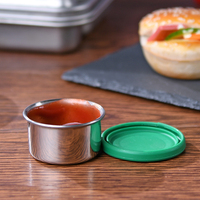 Contenants de stockage alimentaire miniatures étanches en gros, récipients pour condiments et sauces, boîtes de conservation pour aliments pour bébés et boîtes à lunch