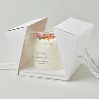 חם Custom עיצוב מודפס 6 סנטימטרים 8 סנטימטרים מאפה נייר Flatpack מאפיית Cupcake עוגת מאפה מאפיית תיבה