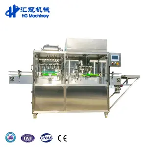 Automatic small 330ml carbonated soft drinks / beer / cola beverage canning filling machine production line price