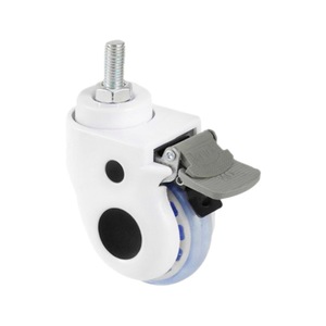 Kang Key 3 Inch Swivel Caster <b>Wheel</b> With Brake For Handcart Trailer Heavy Duty Silent <b>Wheels</b> - Product Image 1
