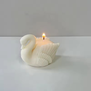 J6-2 3D baru cetakan sabun lilin silikon angsa putih untuk pembuatan DIY - Product Image 5
