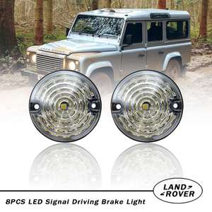 ชุดหลอดไฟ LED อัปเกรดชัดเจน73มม. ไฟ LED สไตล์เข้ากันได้กับ LAND ROVER DEFENDER PART <span class=keywords><strong>DA1191</strong></span> - Product Image 3