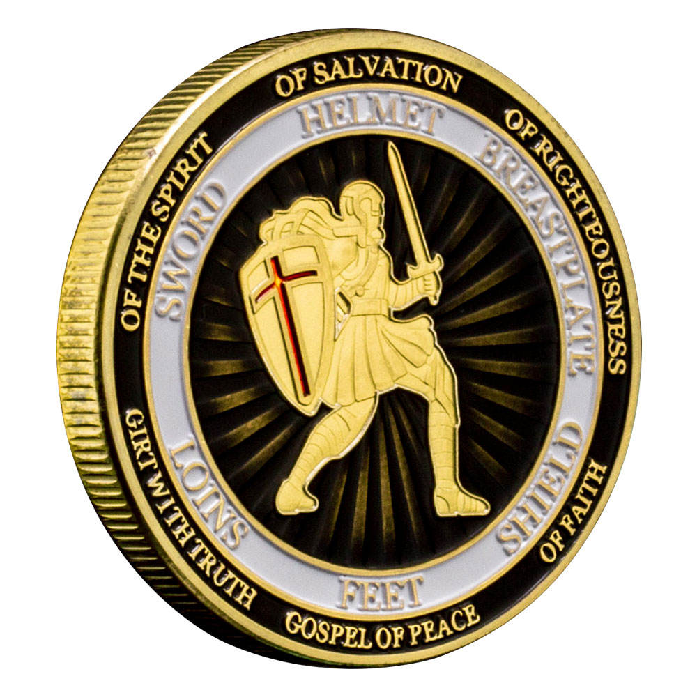 하나님의 전복을 착용하라, 에페소서 기념 수집용 금도금 기념주화, 챌린지 코인, 신앙을 수호하라| Alibaba.com