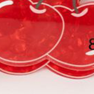 Pinza de Pelo Angelina de Alta Calidad con Diseño de Cereza de 3.5 cm, Acrílica, con Diseño de Fruta de Dibujos Animados, para Mujeres y Niñas, Estilo Casual - Product Image 6