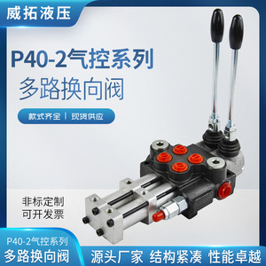 Vanne pneumatique multivoies Weituo Hydraulics P40-2 à inversion de direction, simple effet, norme nationale, pour usage métallurgique - Product Image 5