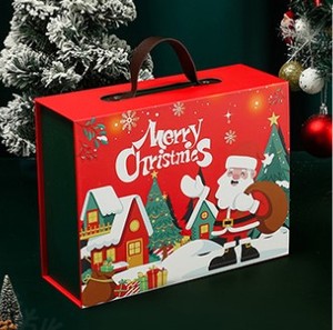 Caja Rígida Magnética de Lujo para Navidad, con Acabado Mate, Laminación UV, Forro de Esponja, para Perfumes, Cosméticos, Joyería y Sets de Regalo - Product Image 4