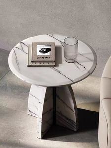 Table d'appoint en T marbré pour café - Product Image 2