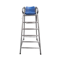 Chaise d'observation pour sauveteur et arbitre en acier inoxydable 304 pour piscine, équipement de piscine