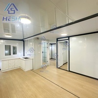 Maison Modulaire Préfabriquée Personnalisée 20Ft 40Ft, 2, 3 ou 4 Chambres, Prix Compétitif, Maison Conteneur Extensible