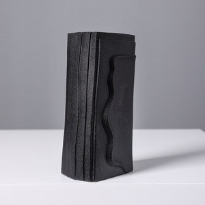 European Vintage Rustic Ceramic Vase With Hydroponic Function Wabi Sabi Style for Living Room Dried Flower Display Decoration - Product Image 4