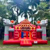 Château gonflable commercial pour enfants, château gonflable avec souffleur, château gonflable d'extérieur, château gonflable avec toboggan