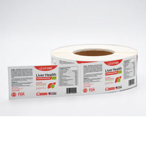 Étiquettes personnalisées pour compléments alimentaires, autocollants en vinyle brillant/mat adhésifs pour flacons de vitamines/pilules, sur mesure - Product Image 6