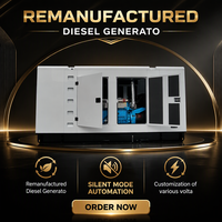 Groupe électrogène diesel super silencieux remanufacturé 500 kVA 200 kVA insonorisé avec contrôleur DSE ATS pour les températures élevées du Moyen-Orient
