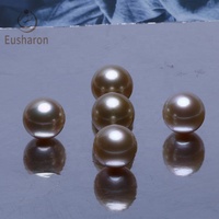 En gros 14-15mm AAA Grade Or Southsea Perle Perle D'eau De Mer Pour La Mariée Ensembles De Bijoux Fabrication