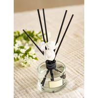 Diffuseur d'huiles essentielles, parfum aromatique, flacon en verre de 200 Ml, bâtons blancs avec fleur, cadeau