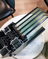 Serre solaire, panneaux de construction en verre isolant résistant aux ouragans, absorption acoustique, stores pour puits de lumière, double vitrage sous vide