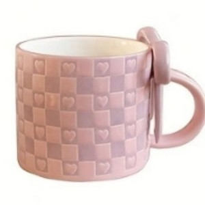 Tazza in Ceramica con Fiocco Squisito, Regalo per Ragazze, Tazza da Caffè di Tendenza con Design Accattivante - Product Image 5