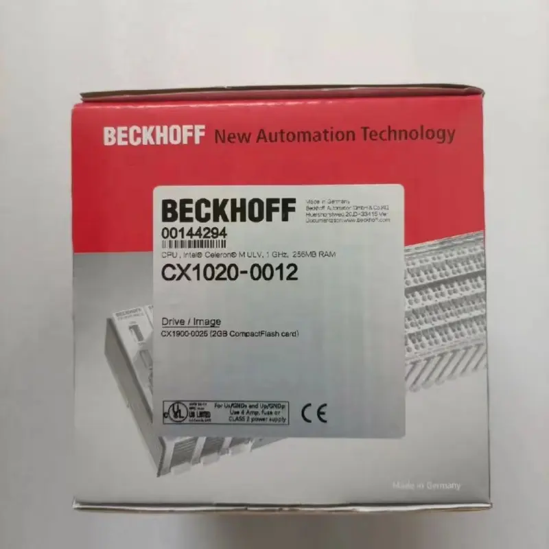 CX1020-0011 CX1020-0010 CX1020-0012 CX1020-0013 Belangrijkste Besturingsmodule Plc Originele Beckhoff Controller Duitsland