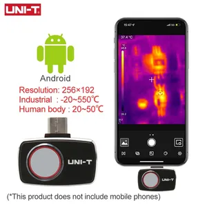 UNI-T UTI260M Car Thermal Camera Imager 256*192 Pixel Mobile Phone Thermal Imaging Camera for Water Pipe Floor Heating Detection - Product Image 6