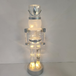 Lampe de table de Noël grande taille, casse-noisette transparent, soldat, LED RGB - Product Image 5