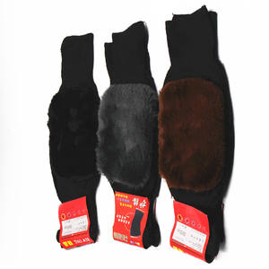 Protège-genoux chauds et épais pour l'hiver, doublés de polaire, couvre-jambes longs pour hommes et femmes âgés, élastiques et chauffants - Product Image 2