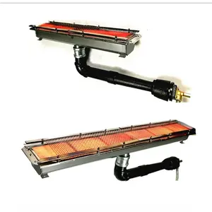 High Heat Conversion New Industrial Infrared Ceramic Gas Heater Burner Stainless Steel For LPG Butane Propane Oven Booth