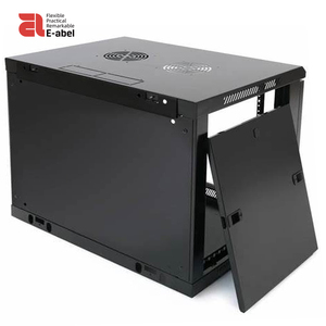 Eabel Nhà Máy Giá 6U tùy chỉnh nó máy chủ Giá Cáp mạng Tủ 19 inch đường ray dữ liệu Trung Tâm Cửa Kính Wall Mount máy chủ giá - Product Image 2