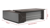 Bureau de direction moderne de luxe pour CEO Boss Manager