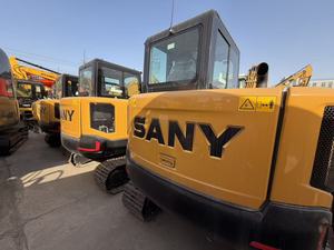 Excavadora hidráulica SANY SY60C, excavadora compacta de 6 toneladas para renovación de pueblos, demolición en interiores y trabajos de paisajismo. - Product Image 1