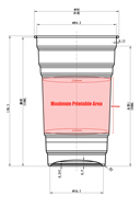 Vaso de Aluminio de 12oz, 16oz, 18oz y 20oz para Cervecerías Artesanales, Bares, Pubs, Promociones y Eventos de Degustación de Bebidas, Reciclable, para Servir Cerveza
