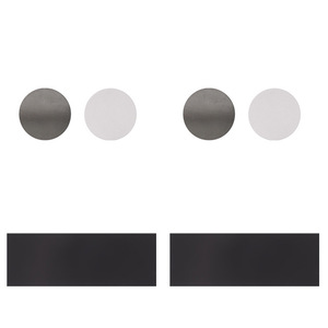 Pegatinas magnéticas para puertas, refrigeradores, pizarras, material didáctico, 2 hojas, adhesivo de resina sintética duradero - Product Image 5