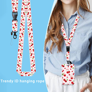 Manufacturer of <b>polyester</b> <b>lanyards</b>, name tags, travel badges, and hanging straps; logos and designs available; pink background; - Product Image 4