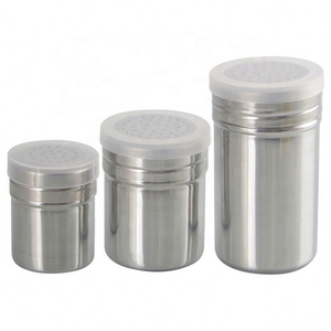 Stainless Steel <b>Spice</b> Shakers Set With Rotating Lids Herb & <b>Spice</b> Tools Durable Metal Pepper Salt <b>Jar</b> Cooking Dispenser - Product Image 4