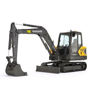 Excavatrice Volvo EC55 d'occasion de 5 tonnes, vente à bas prix, excavatrice sur chenilles hydraulique multifonction Volvo EC55D EC55B - Product Image 1