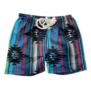 Bán Buôn Trẻ Em Cậu Bé Bơi Thân Với Trắng Chuỗi Cổ Điển Cao Bồi Ngựa Mô Hình Quần Short Tắm Cho Bé - Product Image 5