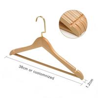 Cintres en bois haut de gamme, finition lisse, cintres en bois massif, vente en gros, cintres pour la maison