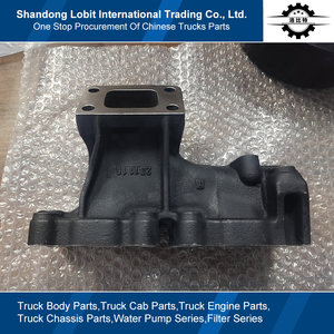 Sinotruk HOWO TX T5G G3 G5 Camión MC05 Repuestos de motor <span class=keywords><strong>Tres</strong></span> Colector de escape de cuatro cilindros 082V08102-0078 - Product Image 4