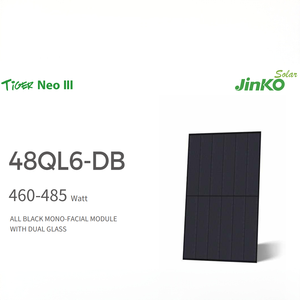 JINKO แผงโซลาร์ <span class=keywords><strong>JKM460</strong></span>-485N-48QL6-DV 460W 465W 470W 475W 480W 485W โมดูลโมโนสำหรับหน้าพร้อมกระจกคู่ - Product Image 1